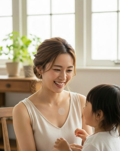 肌に貼るアロマシール